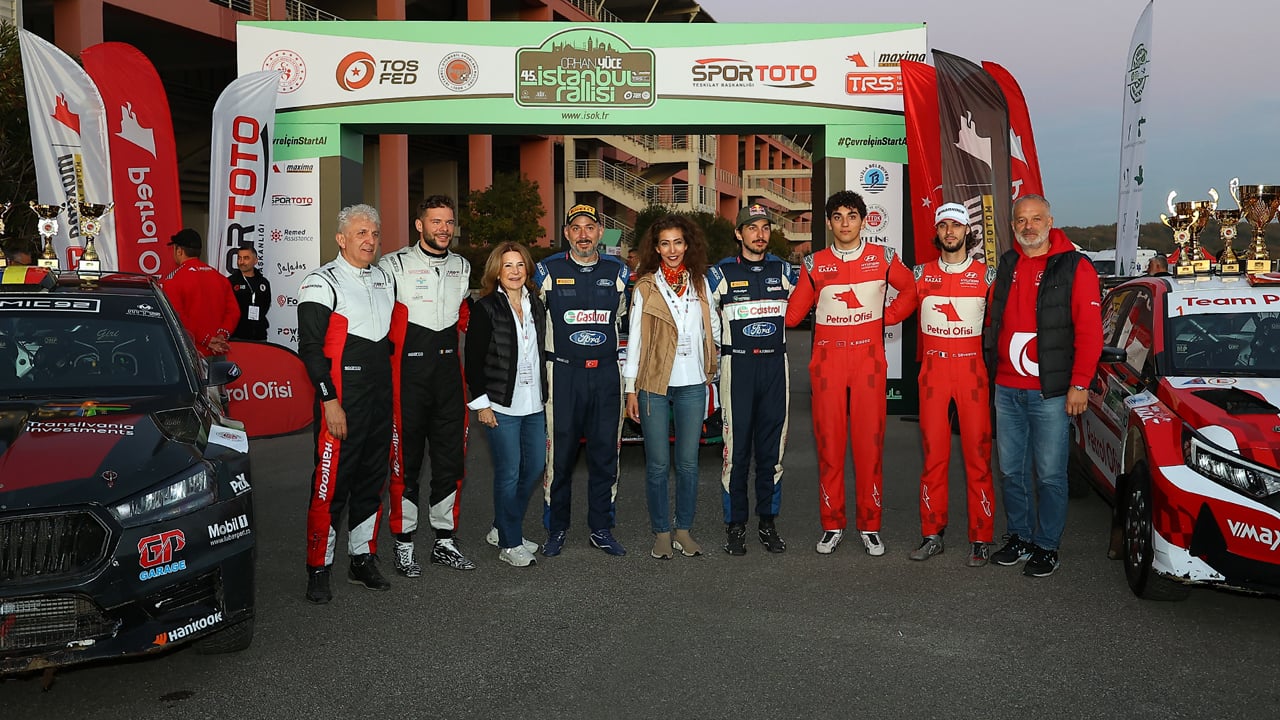 İstanbul’da nefes kesen ralli! 47 ekipten sadece 28’i finişe ulaştı!