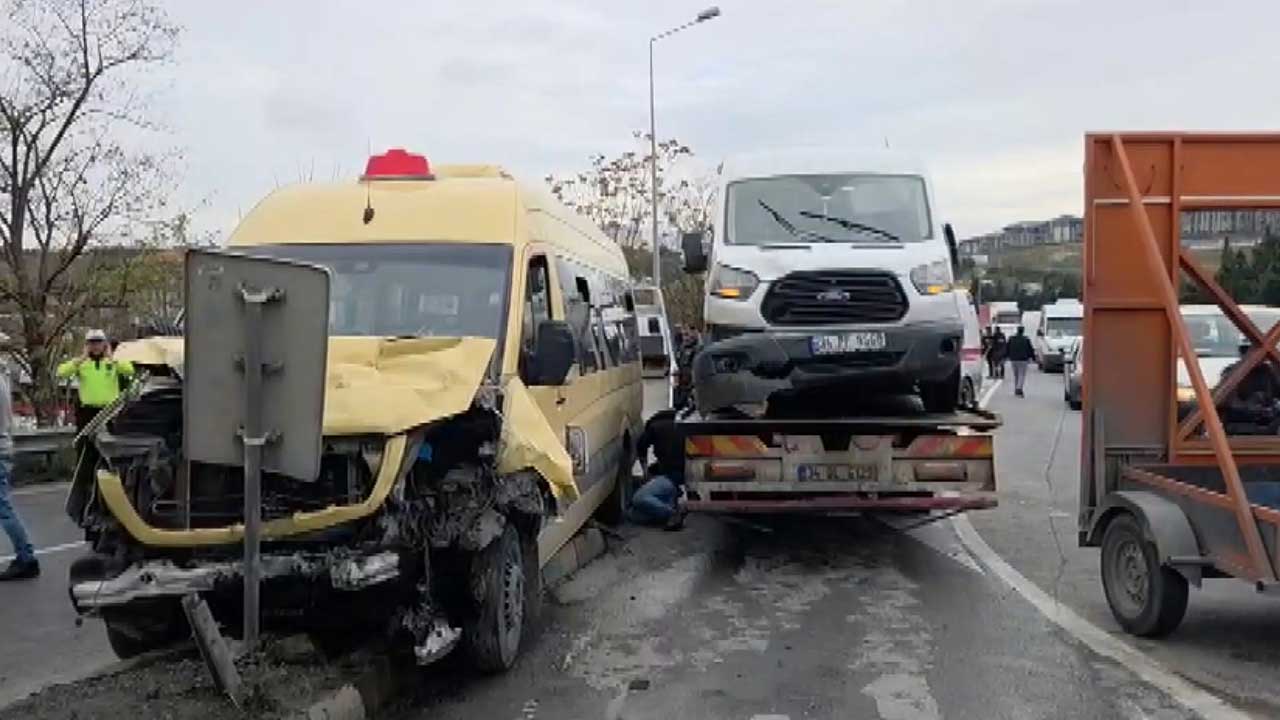 İstanbul'da yürekleri ağza getiren kaza