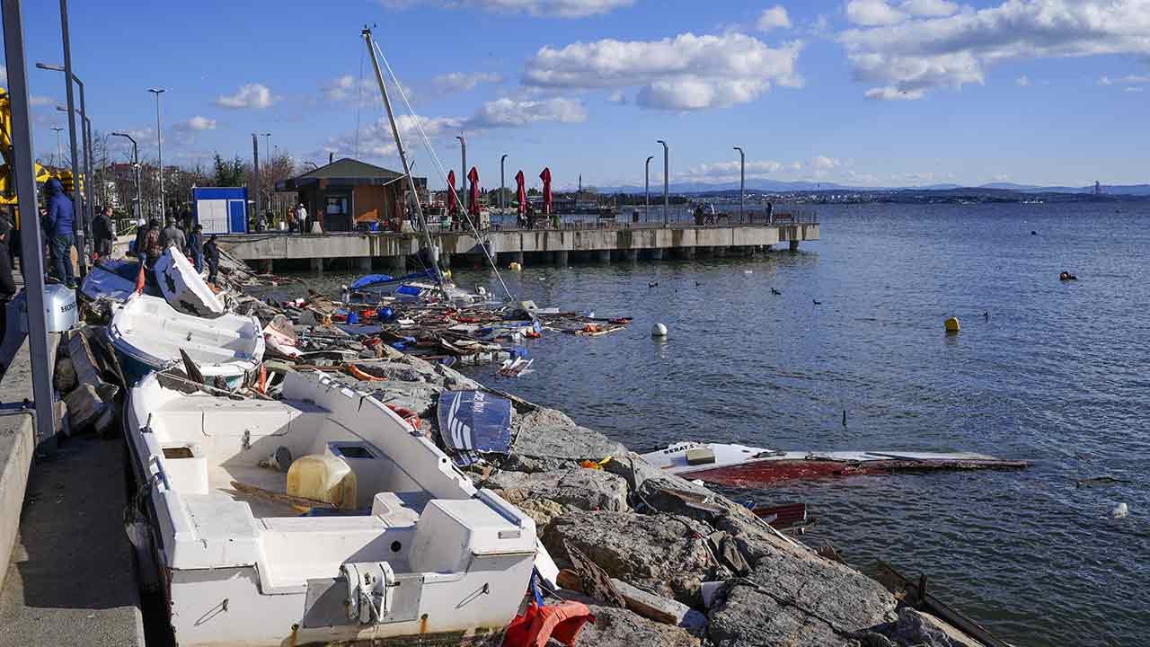 Foto - İstanbul’daki felaketin izleri fırtına dinince ortaya çıktı