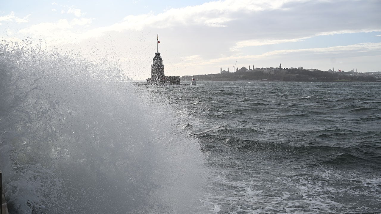 Foto - İstanbul'dan fırtına manzaraları