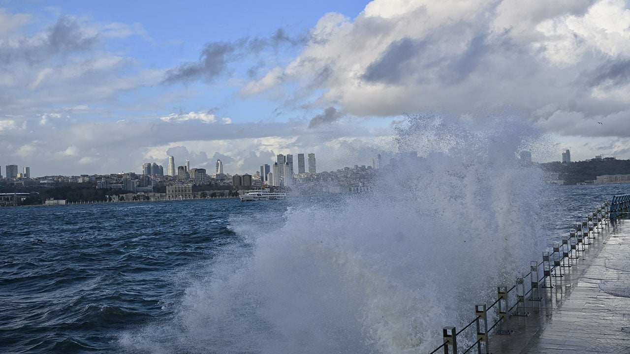 Foto - İstanbul'dan fırtına manzaraları