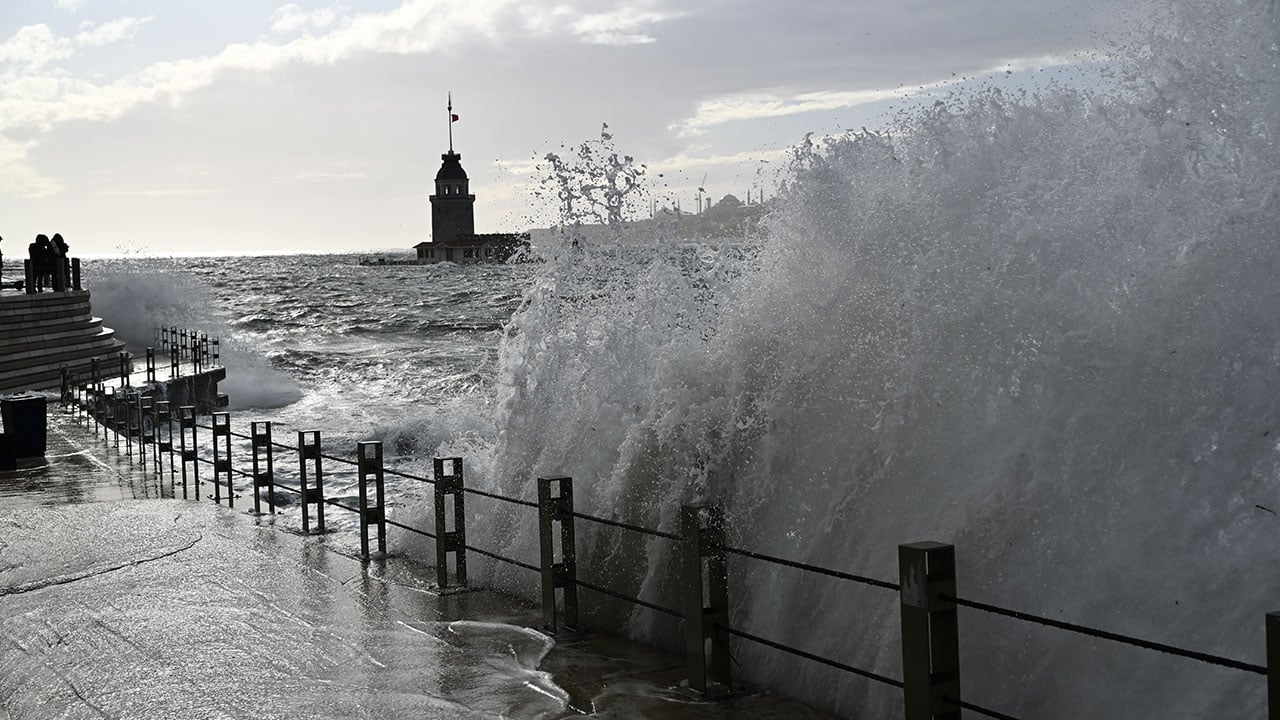 Foto - İstanbul'dan fırtına manzaraları