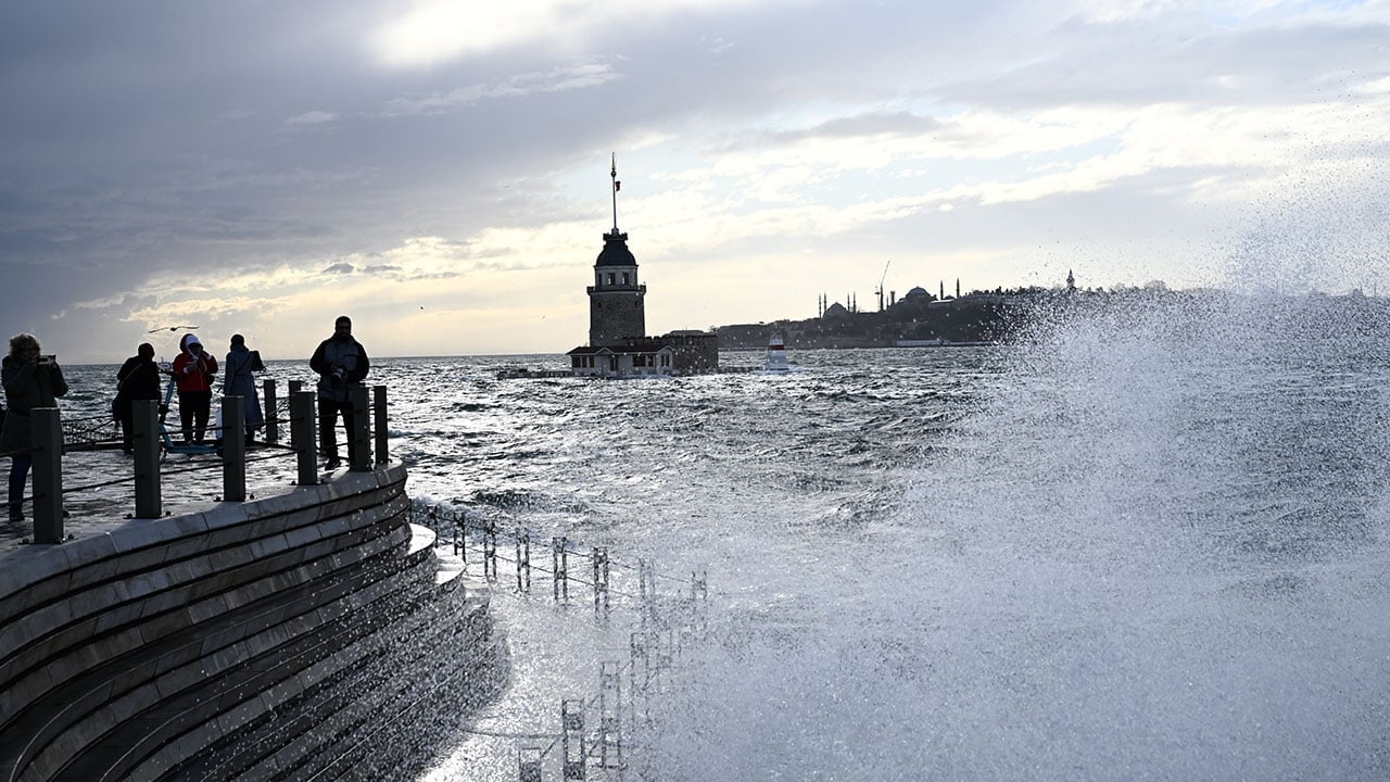Foto - İstanbul'dan fırtına manzaraları