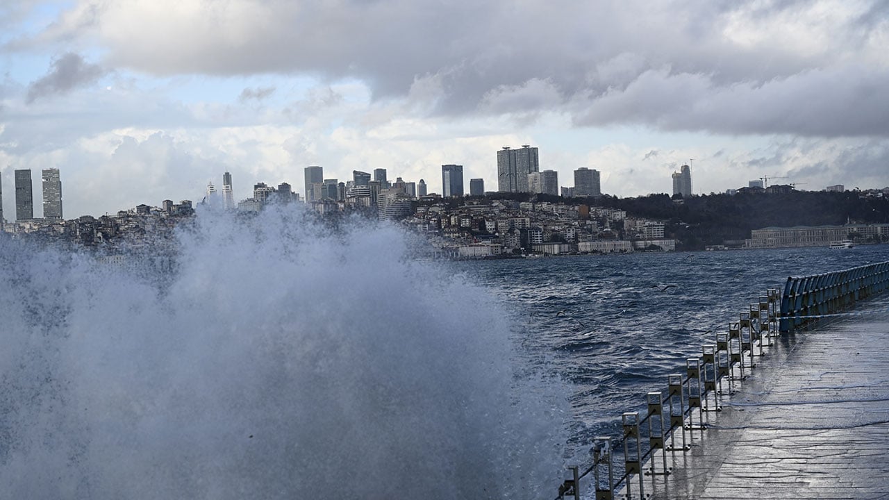 Foto - İstanbul'dan fırtına manzaraları