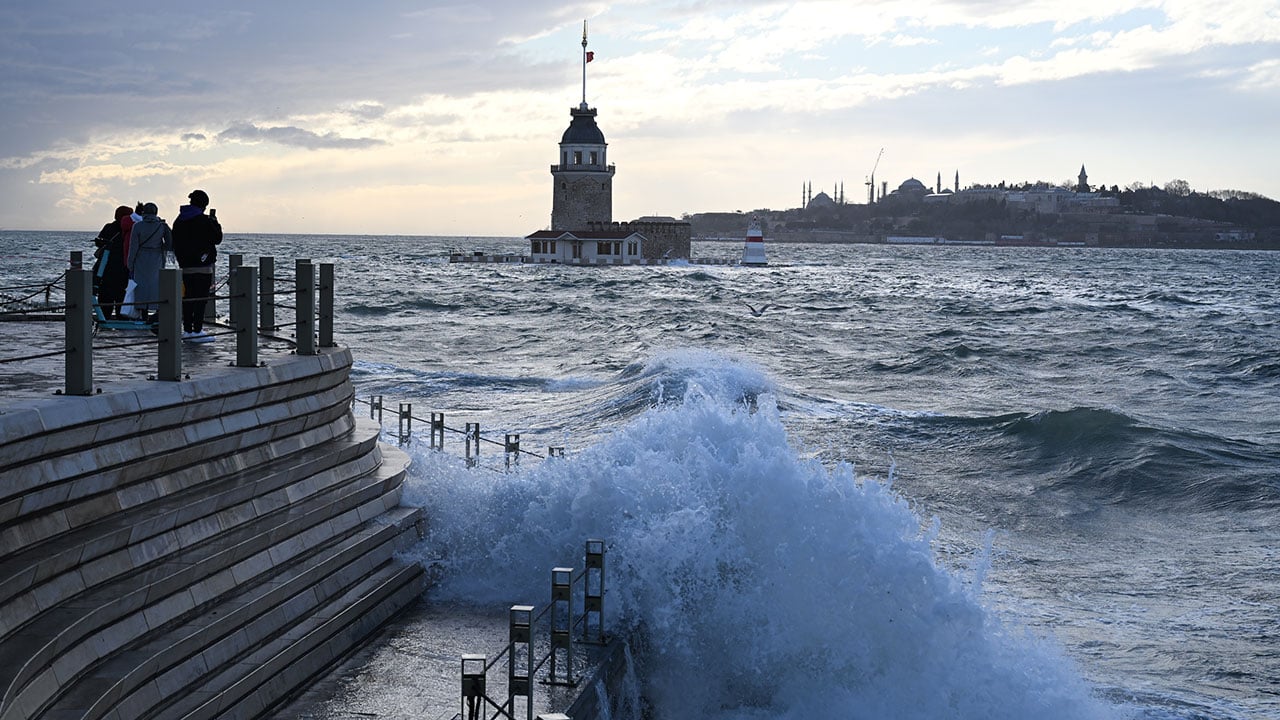 Foto - İstanbul'dan fırtına manzaraları
