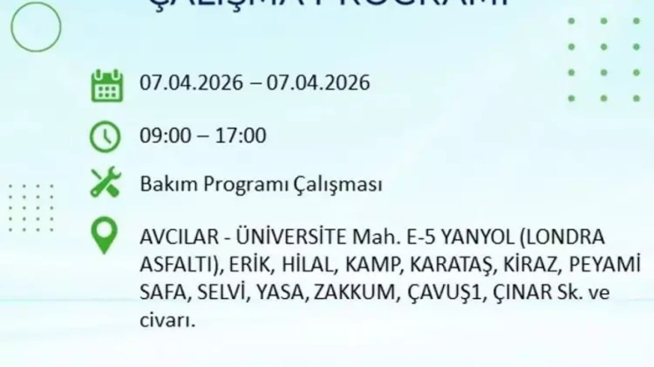 Foto - İstanbul'un 22 ilçesi 9 saat boyunca karanlığa gömülecek! İşte ilçe ilçe mahalle mahalle tam liste