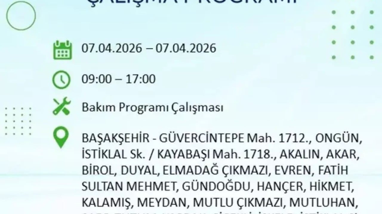 Foto - İstanbul'un 22 ilçesi 9 saat boyunca karanlığa gömülecek! İşte ilçe ilçe mahalle mahalle tam liste