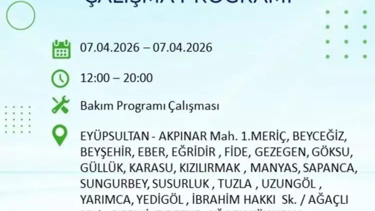 Foto - İstanbul'un 22 ilçesi 9 saat boyunca karanlığa gömülecek! İşte ilçe ilçe mahalle mahalle tam liste