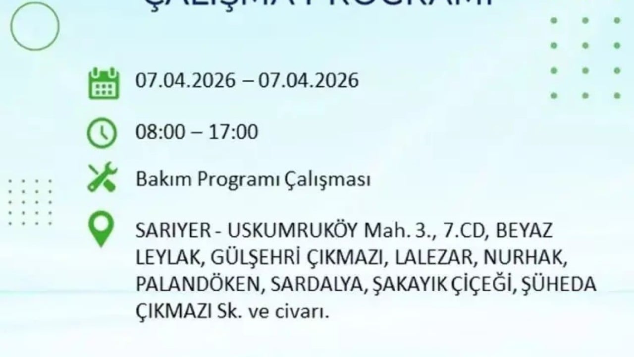 Foto - İstanbul'un 22 ilçesi 9 saat boyunca karanlığa gömülecek! İşte ilçe ilçe mahalle mahalle tam liste