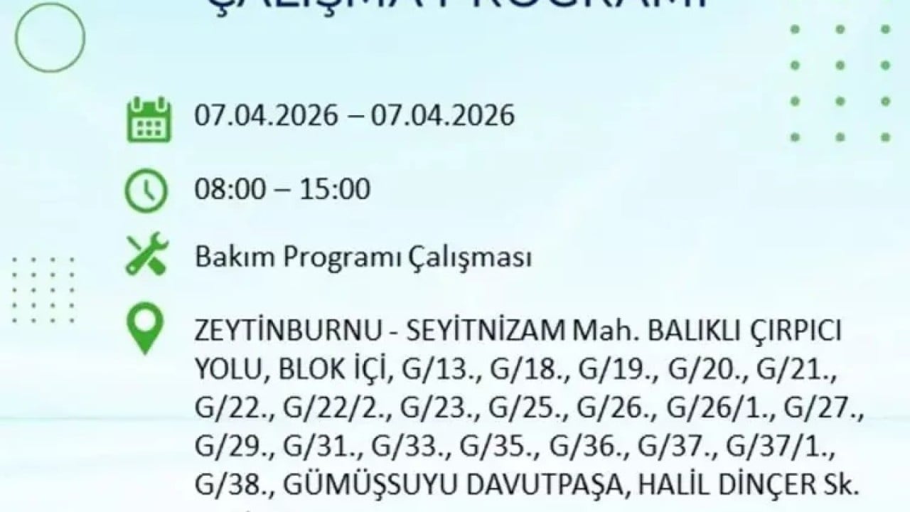 Foto - İstanbul'un 22 ilçesi 9 saat boyunca karanlığa gömülecek! İşte ilçe ilçe mahalle mahalle tam liste