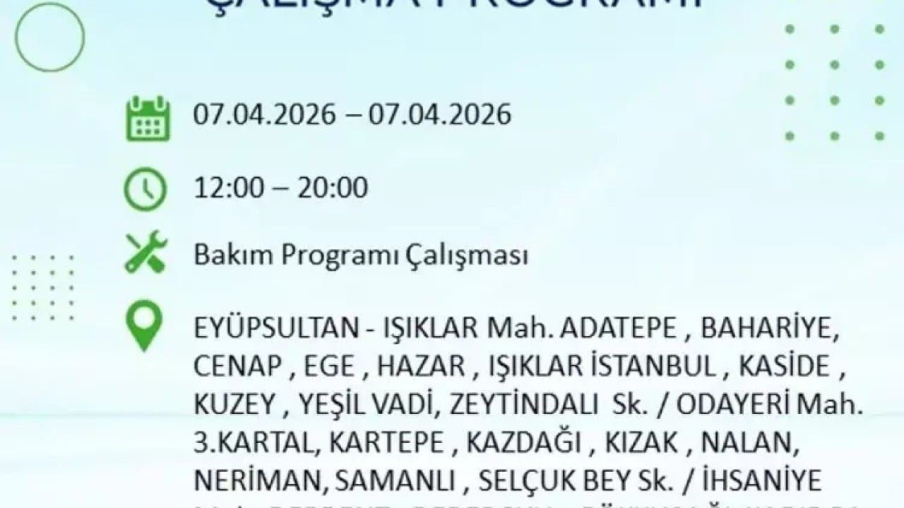 Foto - İstanbul'un 22 ilçesi 9 saat boyunca karanlığa gömülecek! İşte ilçe ilçe mahalle mahalle tam liste