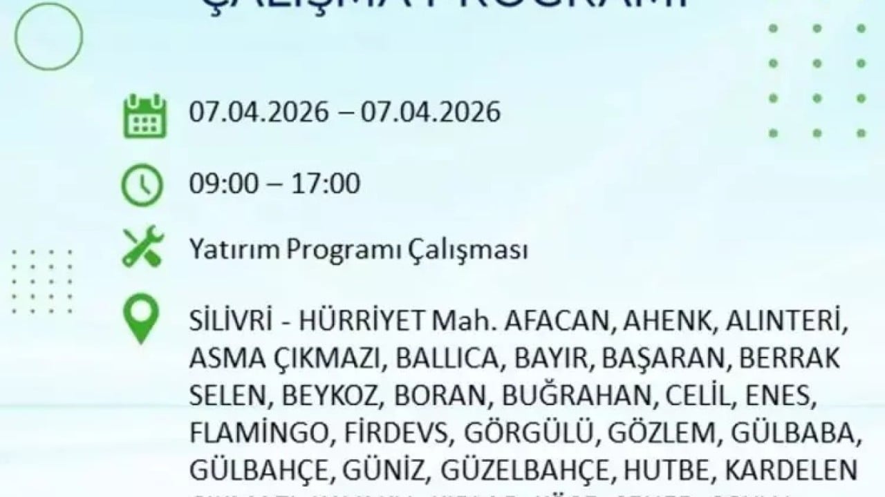 Foto - İstanbul'un 22 ilçesi 9 saat boyunca karanlığa gömülecek! İşte ilçe ilçe mahalle mahalle tam liste