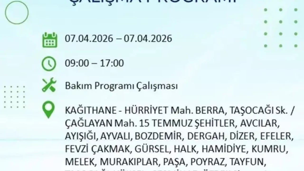 Foto - İstanbul'un 22 ilçesi 9 saat boyunca karanlığa gömülecek! İşte ilçe ilçe mahalle mahalle tam liste