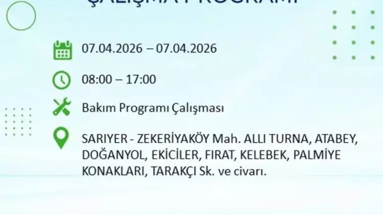Foto - İstanbul'un 22 ilçesi 9 saat boyunca karanlığa gömülecek! İşte ilçe ilçe mahalle mahalle tam liste
