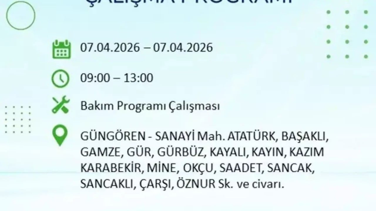 Foto - İstanbul'un 22 ilçesi 9 saat boyunca karanlığa gömülecek! İşte ilçe ilçe mahalle mahalle tam liste