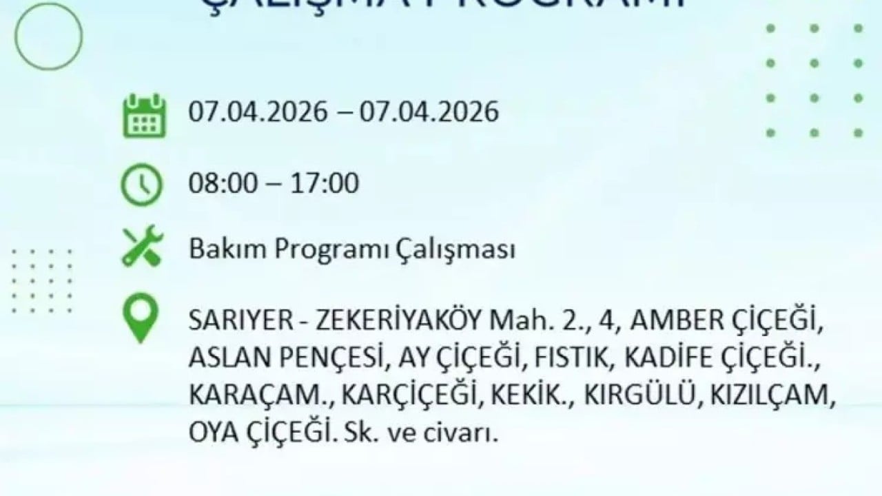 Foto - İstanbul'un 22 ilçesi 9 saat boyunca karanlığa gömülecek! İşte ilçe ilçe mahalle mahalle tam liste