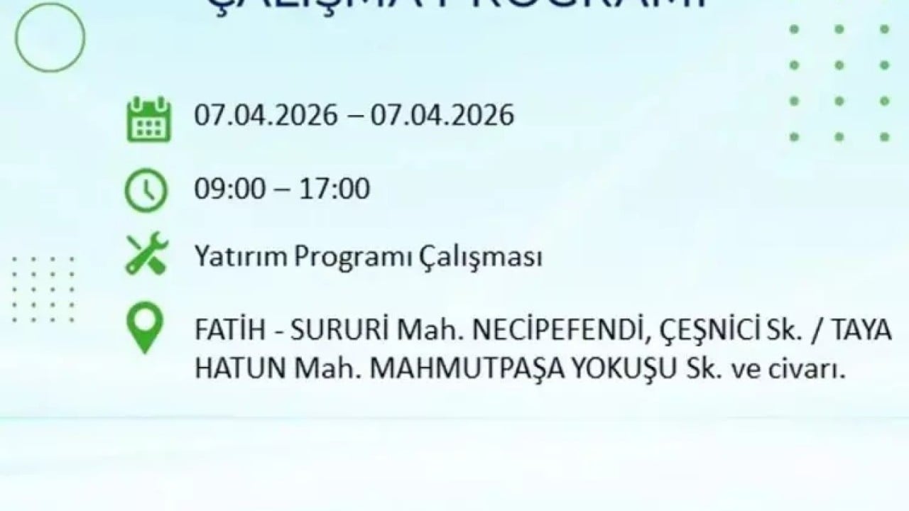 Foto - İstanbul'un 22 ilçesi 9 saat boyunca karanlığa gömülecek! İşte ilçe ilçe mahalle mahalle tam liste