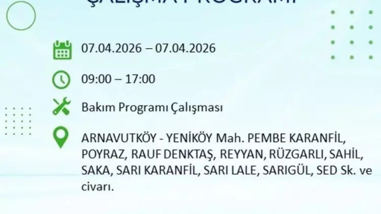 Foto - İstanbul'un 22 ilçesi 9 saat boyunca karanlığa gömülecek! İşte ilçe ilçe mahalle mahalle tam liste