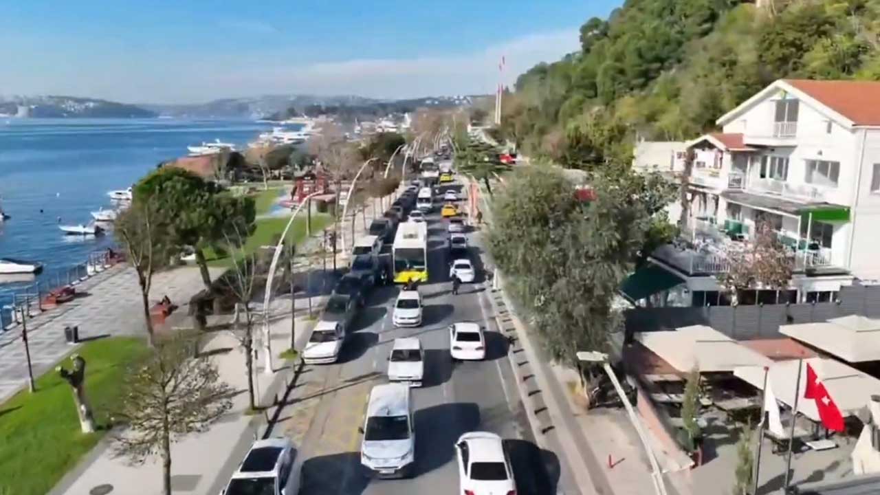 İstanbul'un Beykoz ilçesinde dron destekli denetim