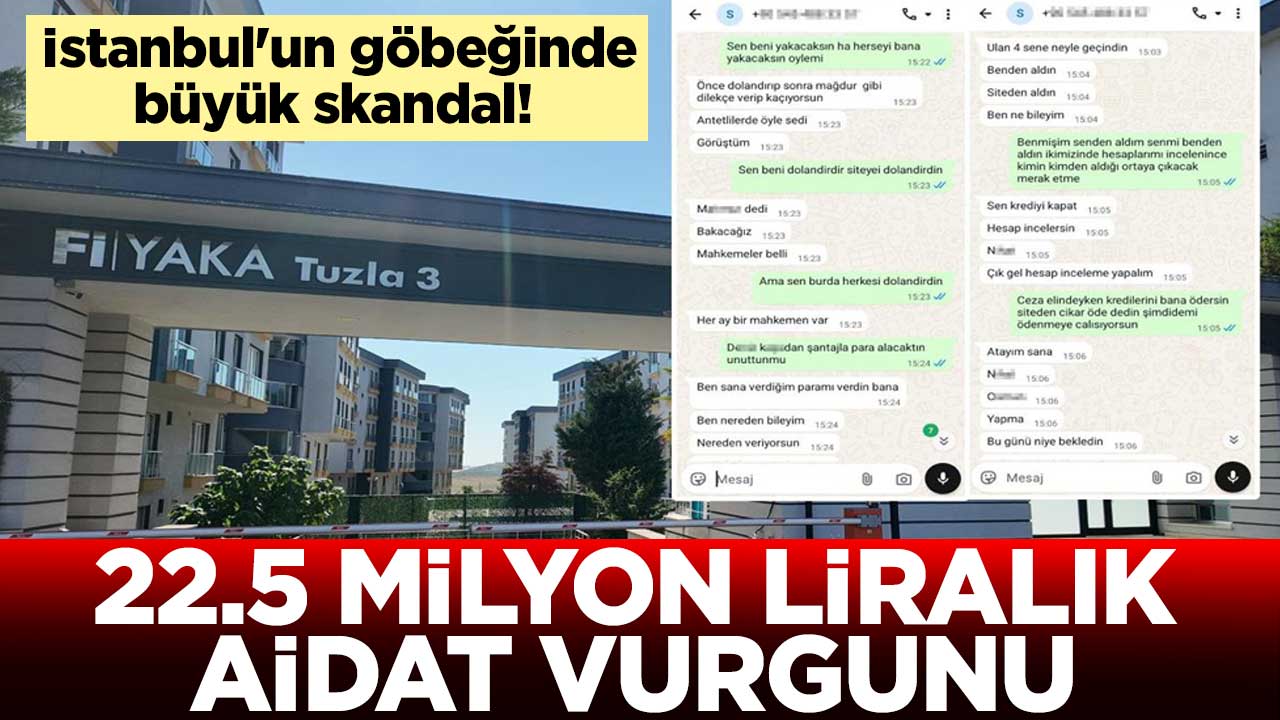 İstanbul'un göbeğinde büyük skandal! 22.5 milyon liralık aidat vurgunu