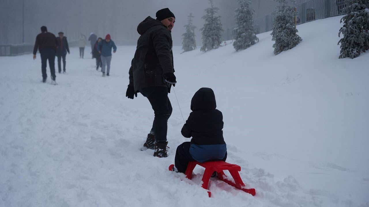 Foto - İstanbul'un yanı başında kar kalınlığı 10 cm oldu