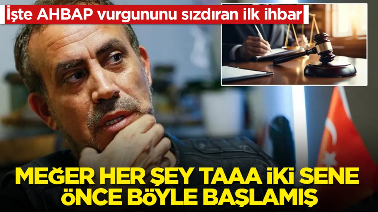 İşte AHBAP vurgununu sızdıran ilk ihbar! Meğer her şey taaa iki sene önce böyle başlamış