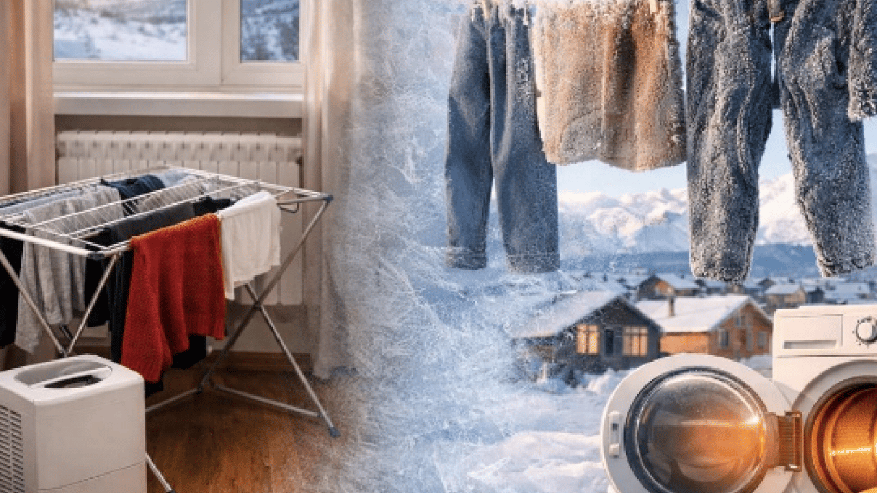 İşte bu detaya dikkat... Çamaşır böyle kuruyor, bu detay hemen kurutuyor