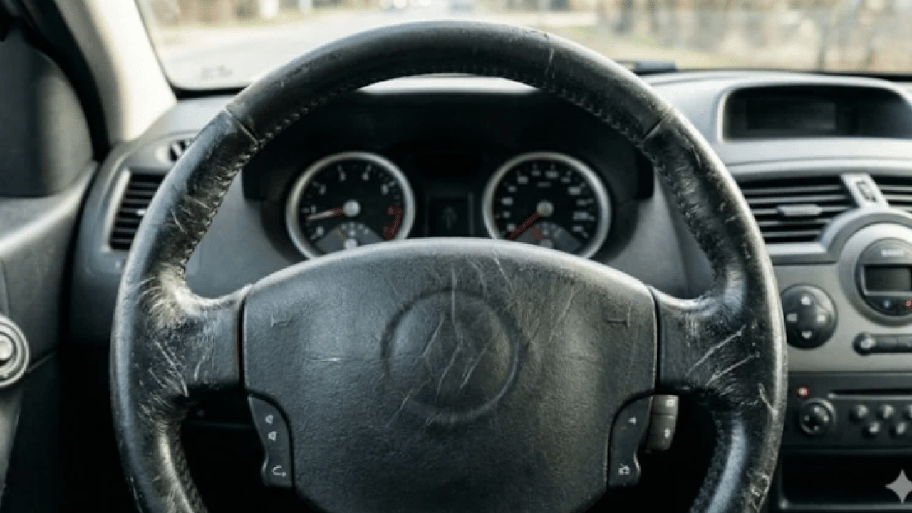 Foto - İşte direksiyon çizgilerini yok eden yöntem! Meğer ne kadar kolaymış!