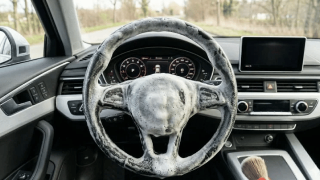 Foto - İşte direksiyon çizgilerini yok eden yöntem! Meğer ne kadar kolaymış!