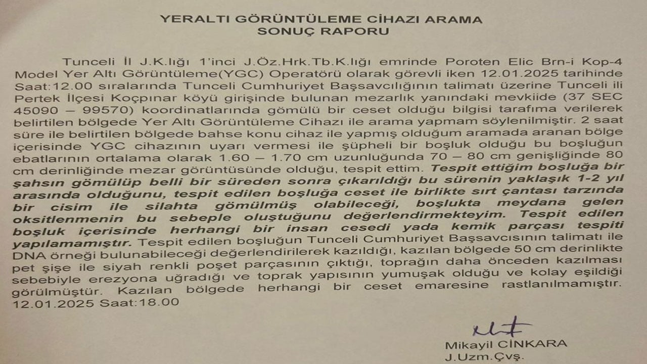 Foto - İşte Gülistan Doku'nun ilk gömüldüğü yer!