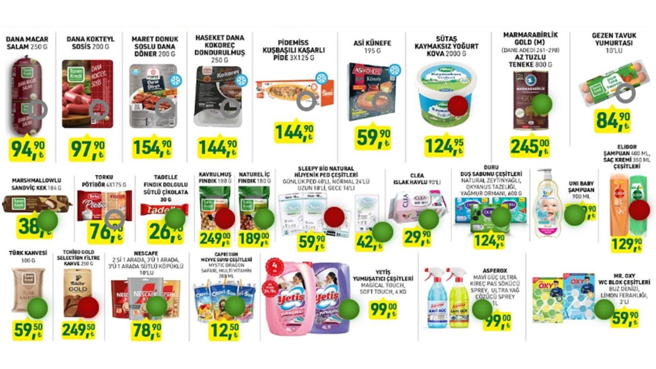 Foto - İşte indirimli ürünler! KOOP Market’ten hafta sonuna özel fırsat