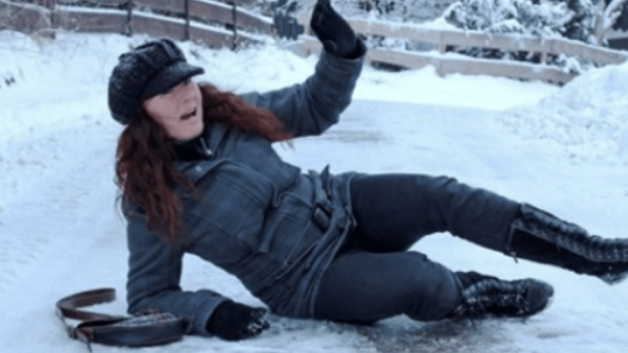 Foto - İşte kar ve buzda yürümenin altın kuralları: Eller cepte yürümeyin isterseniz...