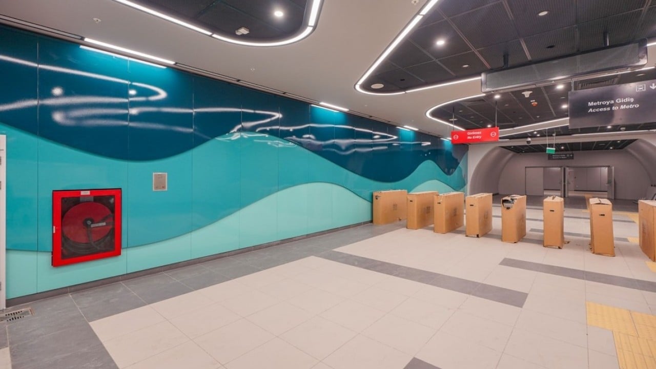Foto - İşte modern istasyonlardan görüntüler! En uzun metro ringinin son halkası tamam