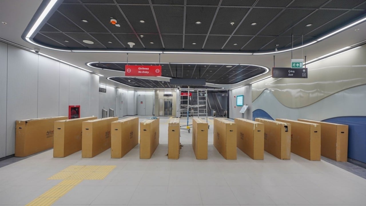 Foto - İşte modern istasyonlardan görüntüler! En uzun metro ringinin son halkası tamam