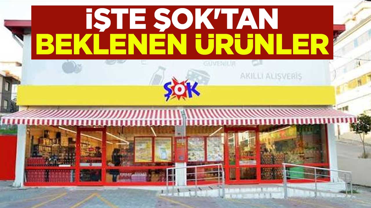 İşte ŞOK'tan beklenen ürünler