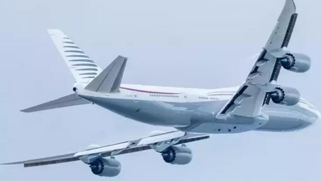 Foto - İşte Trump’ın gökyüzündeki "uçan sarayı"! Katar’dan gelen 400 milyon dolarlık "sultan" jeti teslim ediliyor: İçi saraydan farksız, her yer altın kaplama