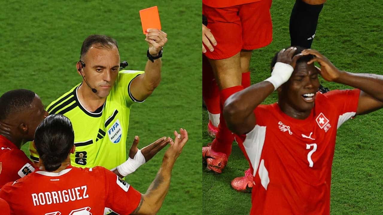 Foto - İsviçre - Arjantin maçında anlamsız kırmızı kart! Oyuncu gözyaşlarına boğuldu