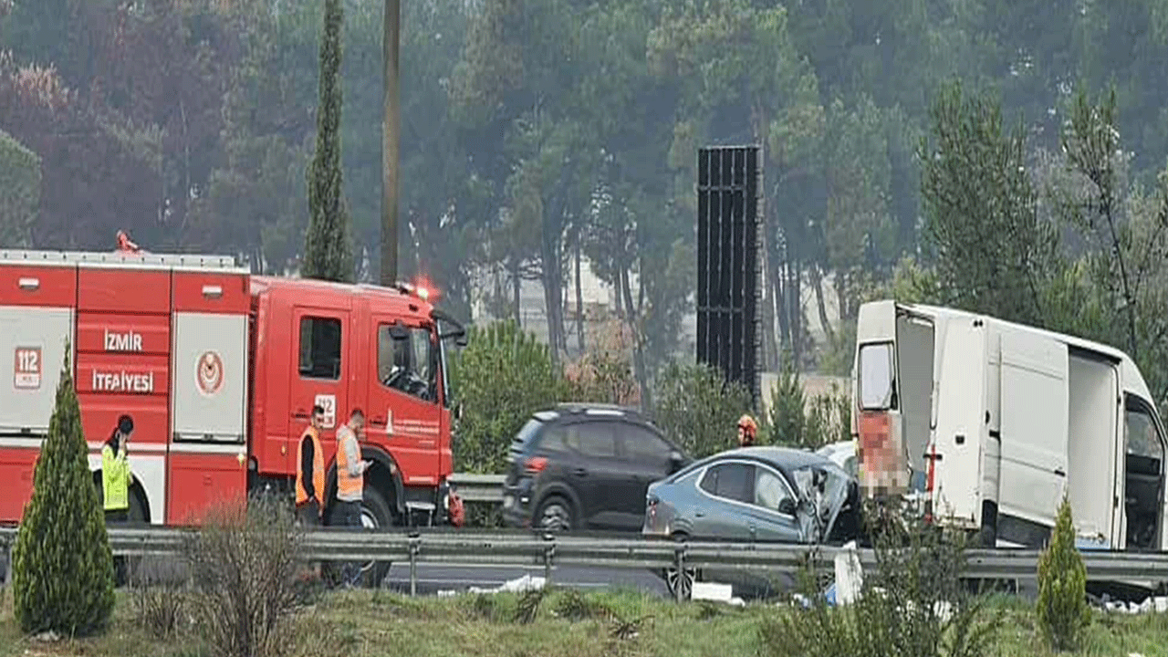 İzmir-Aydın Otoyolunda feci kaza
