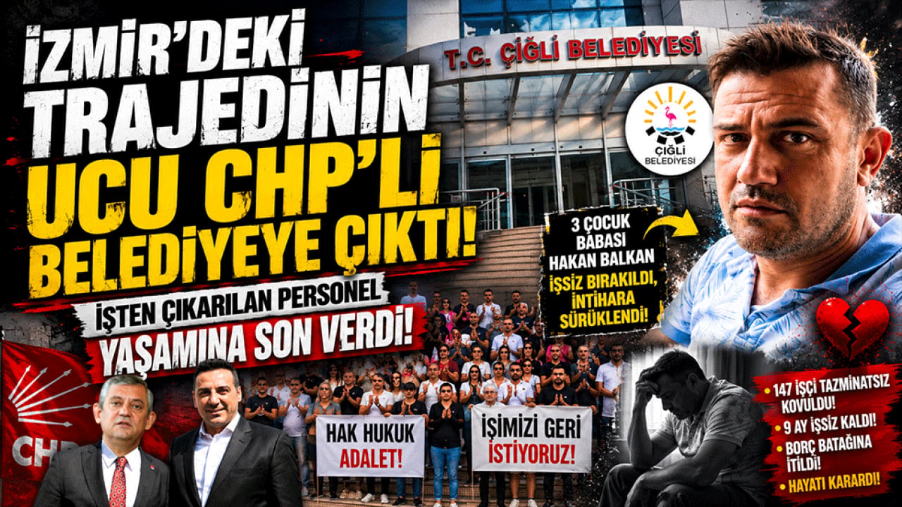İzmir’deki trajedinin ucu CHP’li belediyeye çıktı! İşten çıkarılan personel yaşamına son verdi