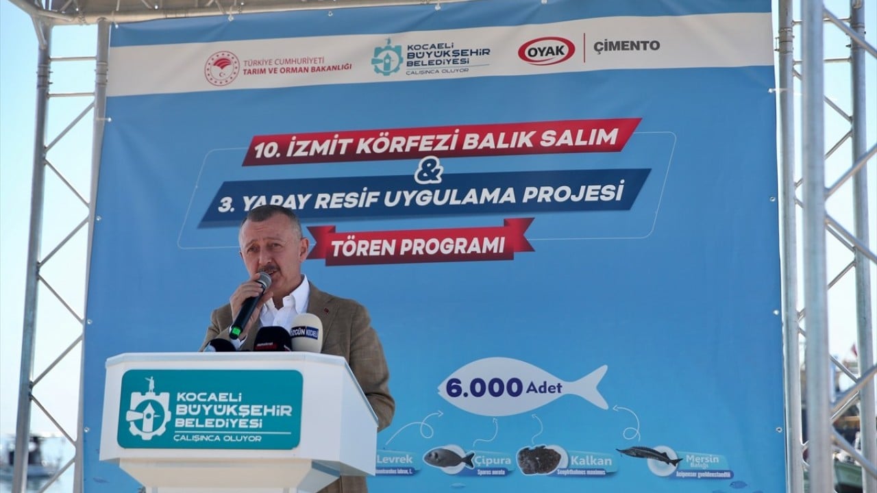 Foto - İzmit Körfezi'ne 6 bin balık ve 100 yapay resif bırakıldı