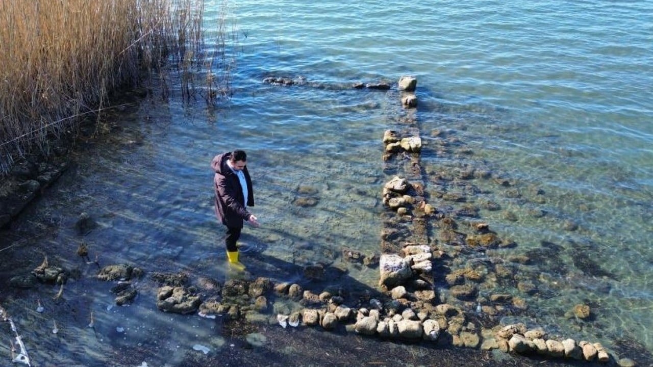 İznik Gölü'nde ikinci bazilika mı? Sular çekildikçe tarih fışkırıyor
