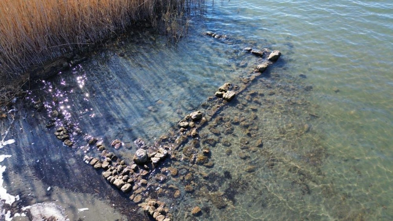 Foto - İznik Gölü'nde ikinci bazilika mı? Sular çekildikçe tarih fışkırıyor