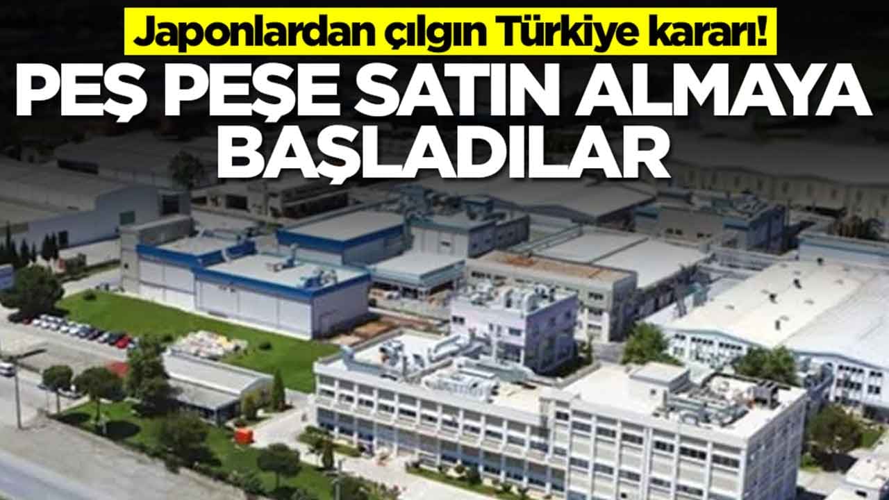 Japonlardan çılgın Türkiye kararı: Peş peşe satın almaya başladılar