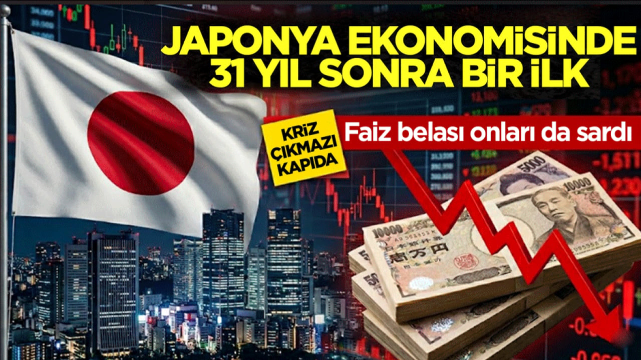 Japonya ekonomisinde 31 yıl sonra bir ilk! Faiz belası onları da sardı