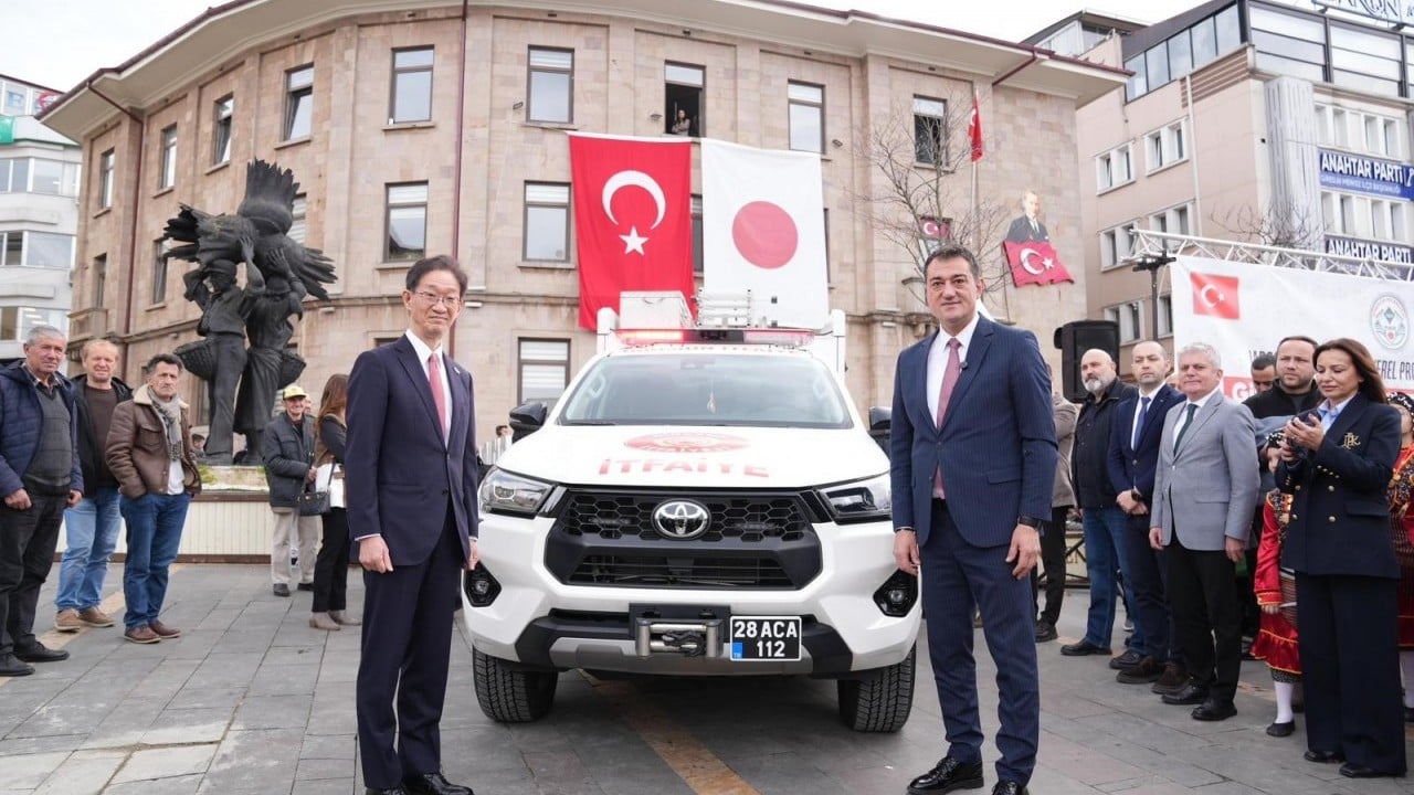 Foto - Japonya'dan Giresun Belediyesi'ne hediye