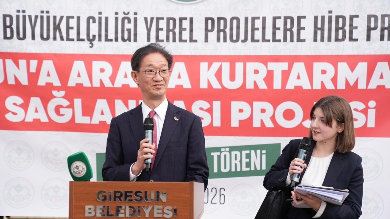 Japonya'dan Giresun Belediyesi'ne hediye