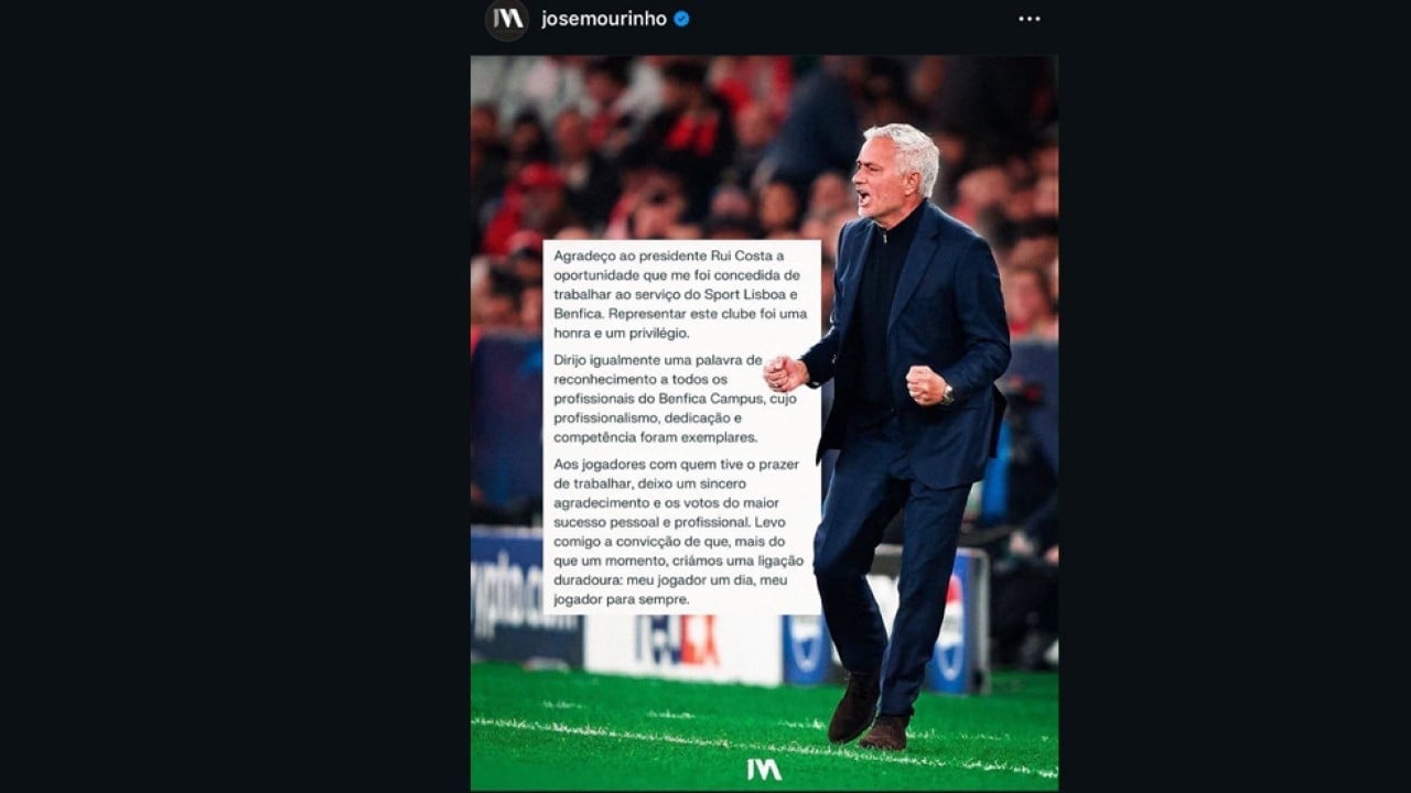 Foto - Jose Mourinho Benfica'ya böyle veda etti