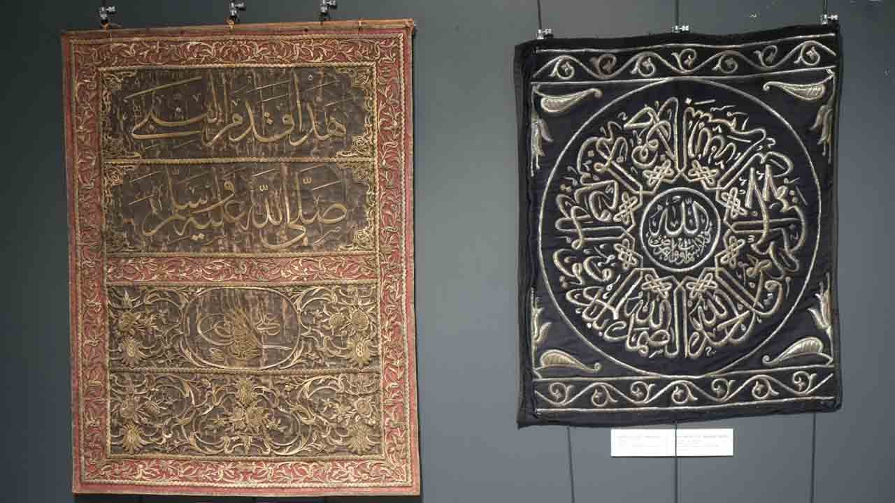 Foto - Kâbe örtüsü Samsun’da! Osmanlı’nın 36 Mukaddes Emaneti müzede sergileniyor