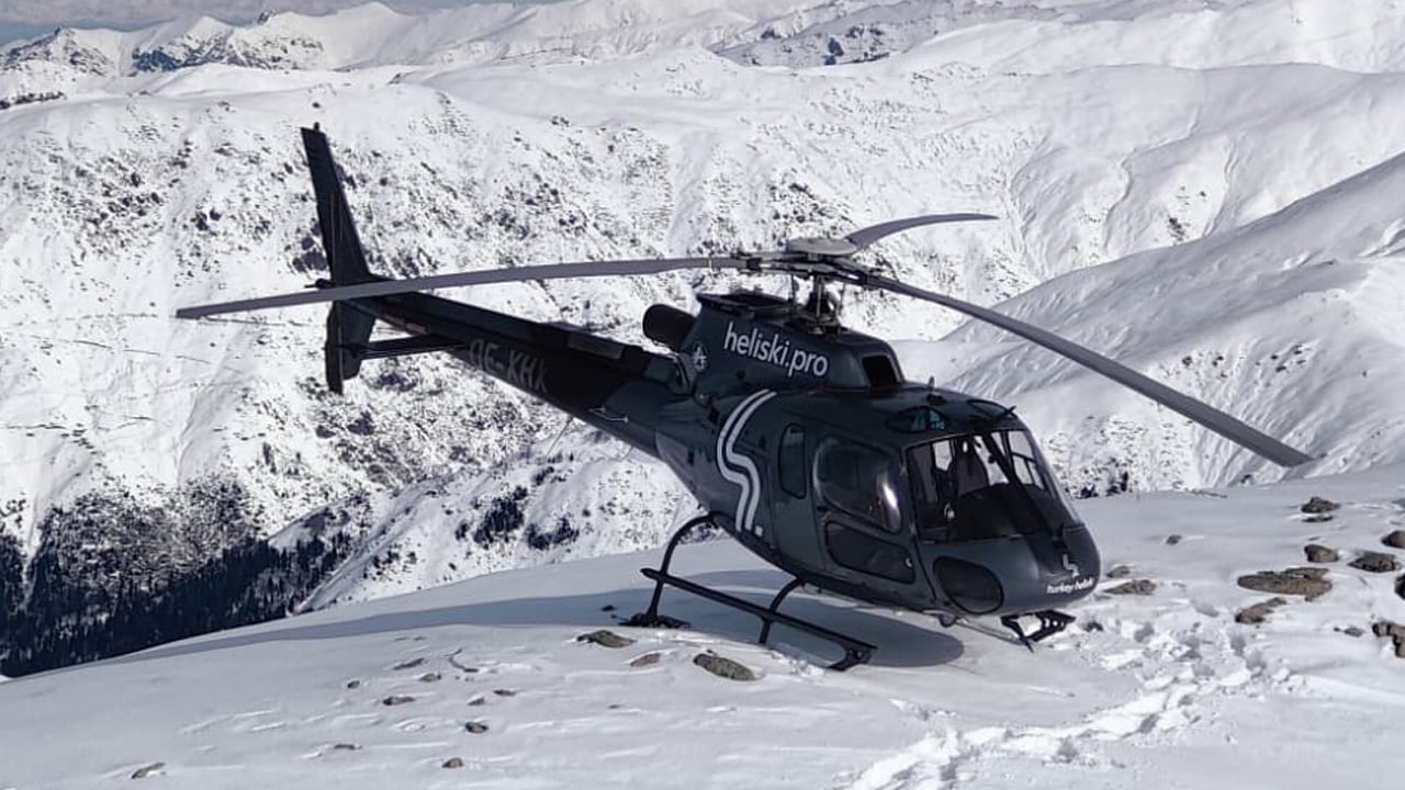 Foto - Kaçkar Dağları'nda ‘heliski’ heyecanı yaşanıyor