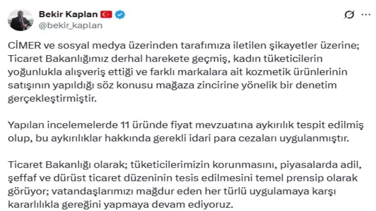 Foto - Kadınlar, yarınlar yokmuşçasına alışveriş yapıyordu! Bakanlık Türkiye’nin ünlü kozmetik devi için düğmeye bastı
